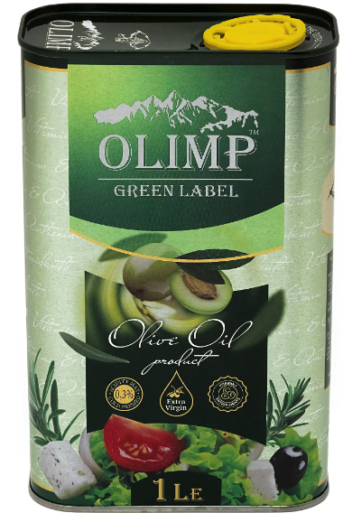 7 Масло оливковове нерафинированное Olimp Green Label Extra Virgin 1л Греция 