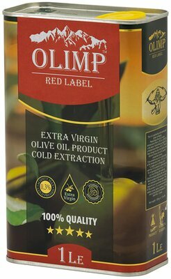 7 Масло оливковове нерафинированное Olimp Red Label Extra Virgin 1л Греция 
